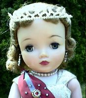 Regal doll in elegant attire